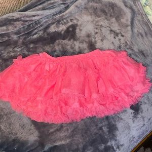 Pink fluffy skirt tutu